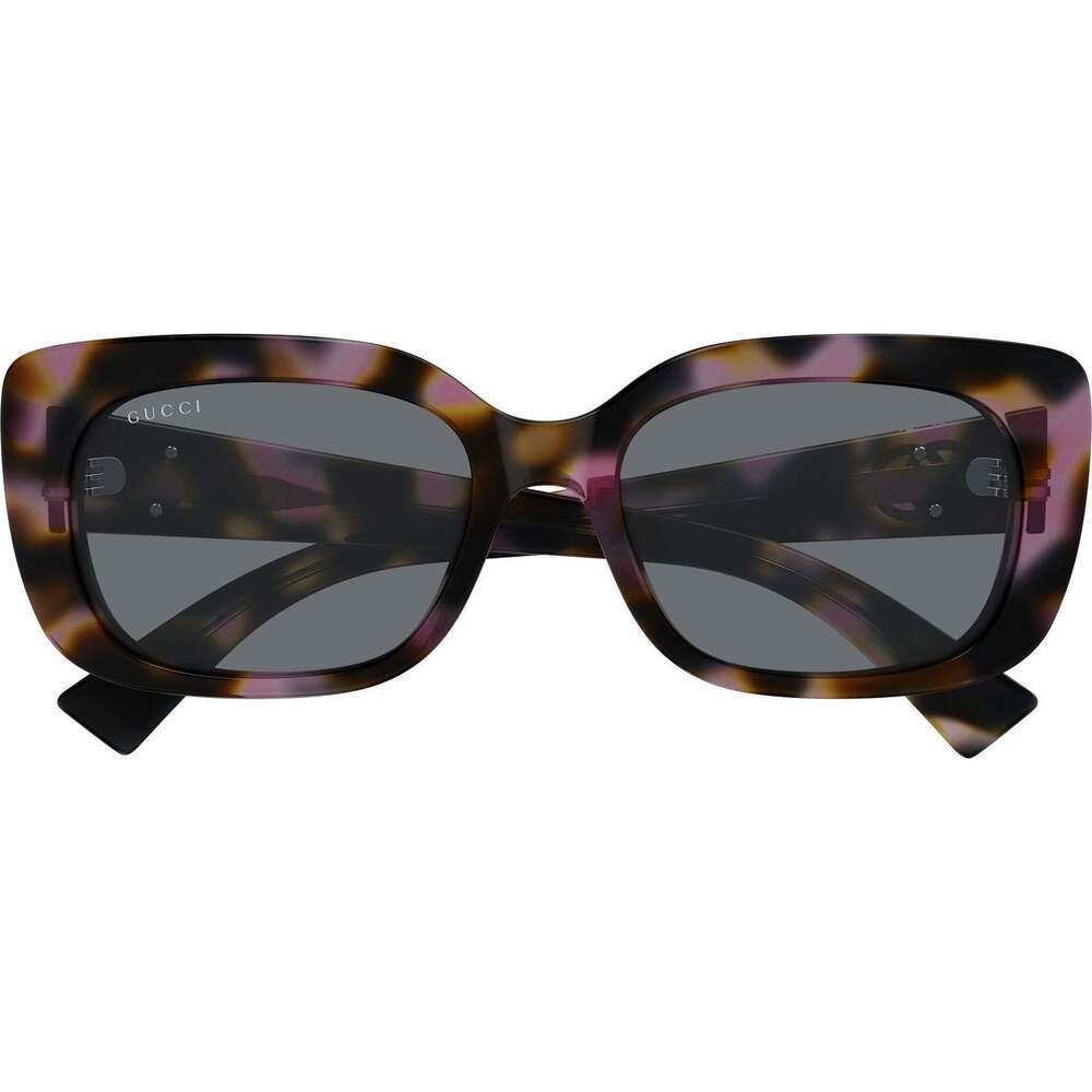 NWT Gucci GG1979SK-003 Havana Grey 55mm Sunglasses - Picture 2 of 3